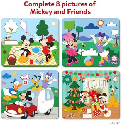 Skillmatics Dot It Sticker Art - Disney Mickey & Friends, Mess-Free Fun for Kids, 500+ Stickers, Craft Kits, DIY Scrapbooking Activity, Travel Toys, Gifts for Boys & Girls Ages 3, 4, 5, 6, 7