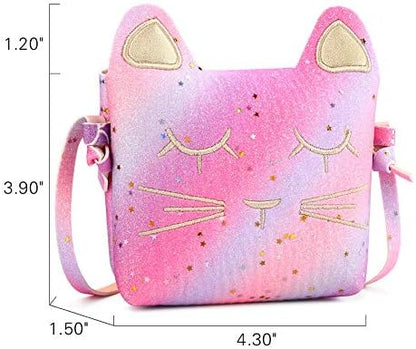 mibasies Purse for Little Girls Dress Up Jewelry Pretend Play Kids Accessories Mermaid Gifts