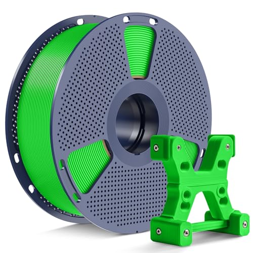 PETG Filament 1.75mm 2025 Upgrade Spool Compatible with Bambulab Refill Filament, 1kg(2.2lbs) PETG 3D Printer Filament, 1.75mm Dimensional Accuracy +/- 0.02mm, Green