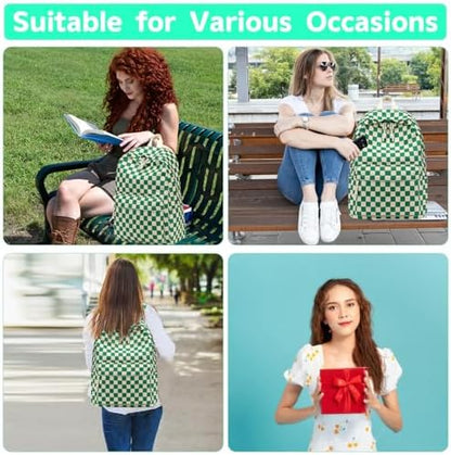 School Backpack for Teen Girls Bookbags Elementary High School Corduroy Laptop Bags Women Travel Daypacks