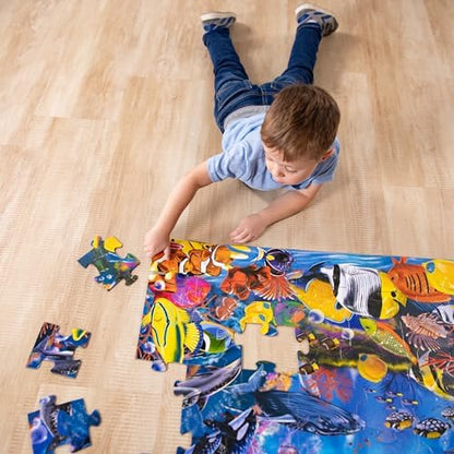 Melissa & Doug Underwater Ocean Floor Puzzle (48 pcs, 2 x 3 feet) - FSC Certified