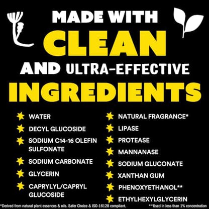 Molly's Suds Baby Liquid Laundry Detergent | Removes Formula, Poop & Spit-Up Stains | Extra Gentle for Infants, Babies, Toddlers (Sweet Baby Shea, 200 Loads)