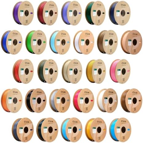 eSUN PLA+ Filament 1.75mm, 3D Printer Filament PLA Plus, Dimensional Accuracy +/- 0.03mm, 1KG Spool (2.2 LBS) 3D Printing Filament for 3D Printers, Bone White