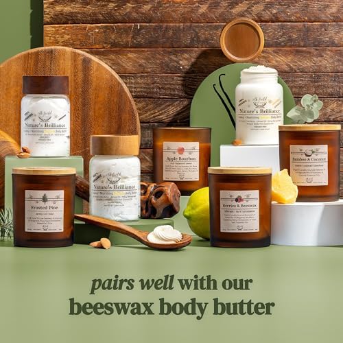 Orange Clove Organic Beeswax Candle | 2 Ingredients | 100% Pure Beeswax Candles, Non Toxic, Natural, Organic Candles, Beeswax Candles Scented, Non Toxic Candles, 80 Hour, 10oz