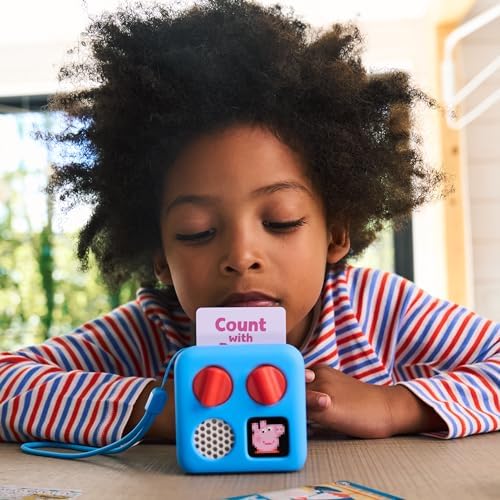 Yoto Mini (2024 Edition) + Make Your Own Card – Kids Screen-Free Bluetooth Audio Player, All-in-1 Travel Device Plays Stories Music Podcast Radio Ok-to-Wake Clock, Use as Speaker or with Headphones