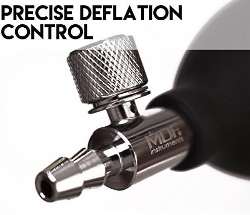 MDF Instruments, Calibra Aneroid Premium Professional Sphygmomanometer, Blood Pressure Monitor with Adult Cuff & Carrying Case, Lifetime Calibration, White Dial, Purple Cuff, MDF808M08