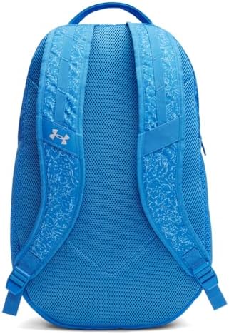 Under Armour Unisex Hustle 6.0 Backpack, (402) Blue Atlantis/Blue Atlantis/Metallic Silver, One Size Fits Most