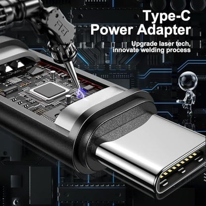 65W Type C USB C Laptop Charger Compatible with Dell Latitude Computer 5530 5420 5430 5520 5540 7430 7420 7440 7340 7530 7330 7320,Inspiron 14 7425 16 7620 XPS 2in1 Chromebook 3100 Power Adapter Cord
