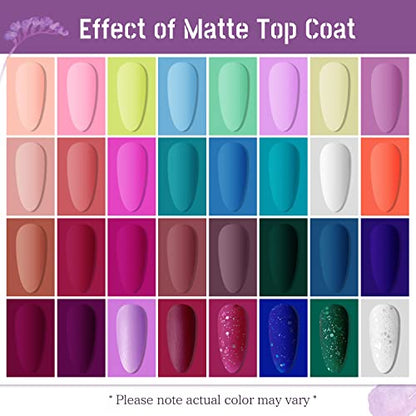 JODSONE 32+4 Pcs Gel Nail Polish Kit Soak Off Gel Polish Set Glitter Gel Nail Kit Nail Art Salon DIY at Home Manicure Kit