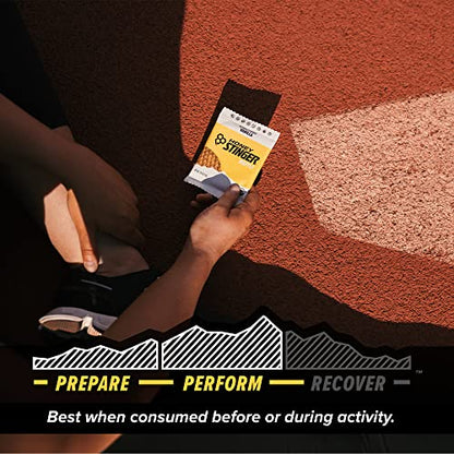 Honey Stinger Organic Vanilla Waffle, Energy Stroopwafel for Exercise, Endurance and Performance, Sports Nutrition for Home & Gym, Pre and Post Workout, Box of 16 Waffles, 16.96 Ounce