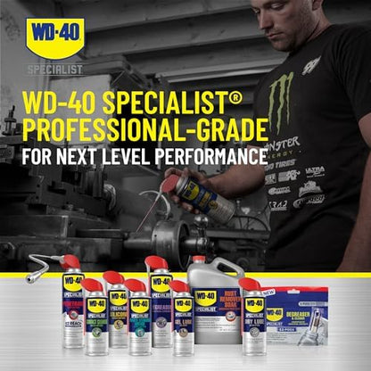 WD-40 Specialist Silicone Lubricant with Smart Straw Sprays 2 Ways, Twin-Pack, 11 OZ