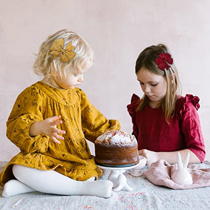 Choicbaby 3 Inch Hair Bows for Girls Grosgrain Ribbon Toddler Hair Accessories with Alligator Clip Bow for Toddler Girls Baby Kids Teens Gift