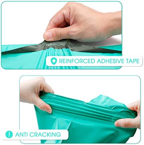 Metronic Teal Poly Mailers 14.5x19 Large Poly Mailers 100 Pack Self-Seal Shipping Bags, Packaging Bags, Shipping Envelopes, Packaging for Small Business, Boutique, Clothing