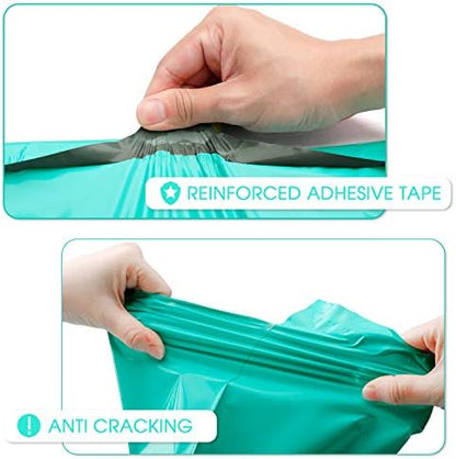 Metronic Teal Poly Mailers 14.5x19 Large Poly Mailers 100 Pack Self-Seal Shipping Bags, Packaging Bags, Shipping Envelopes, Packaging for Small Business, Boutique, Clothing