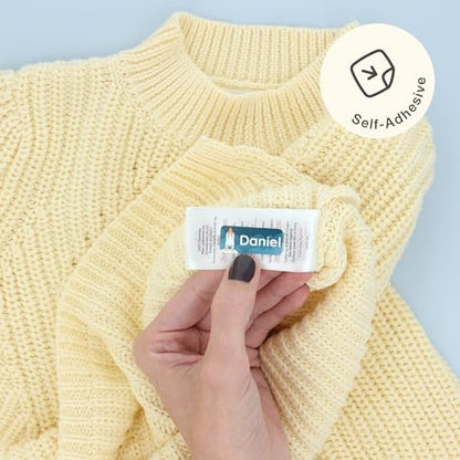 – Personalized Name Labels for Kids (180) – Waterproof & Durable Stickers for Clothing, School & Daycare Items - Space