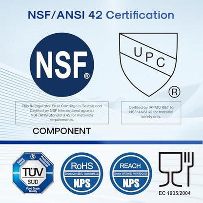 ICEPURE 1 Micron 2.5" x 10" Whole House CTO Carbon Sediment Water Filter Cartridge Compatible with DuPont WFPFC8002, WFPFC9001, SCWH-5, WHCF-WHWC, WHCF-WHWC, FXWTC, CBC-10, RO Unit, Pack of 4