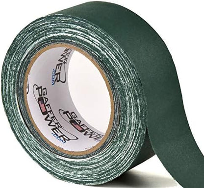 Gaffer Power Real Professional Grade Gaffer Tape, Made in The USA, Heavy Duty Gaffers Tape, Non-Reflective, Multipurpose. (2 Inches x 30 Yards, Forest Green)