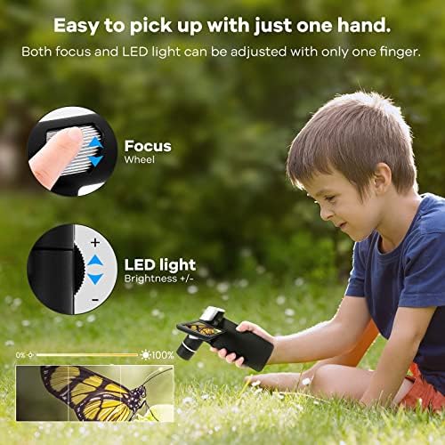 Andonstar AD203 Digital Microscope (Black+Bracket)