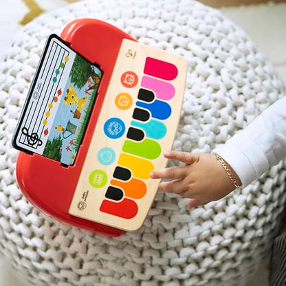 Baby Einstein Cal’s First Melodies Magic Touch Wooden Piano Musical Baby Toy, Ages 6-36 Months