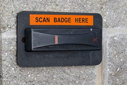 Brady Authentic (M21-750-595-OR) All-Weather Vinyl Label for Indoor/Outdoor ID, Lab and Equipment Labeling, Black on Orange- For M210, M210-LAB, M211, BMP21-PLUS and BMP21-LAB Printers, .75" W, 21' L