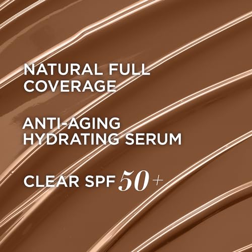 IT Cosmetics CC+ Cream - Full-Coverage Foundation With SPF 50, Color Corrector & Anti-Aging Serum, Formulated With Niacinamide & Hyaluronic Acid, Natural Finish, For All Skin Types, 1.08 fl oz