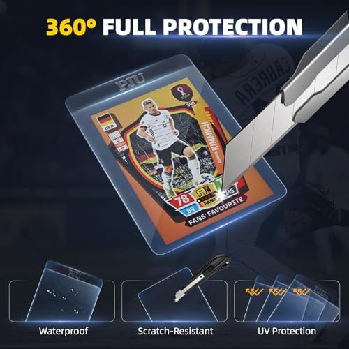 200ct Semi Rigid Card Holders & 200ct Card Sleeves for PSA, SGC, BGS, CSG Graded Card Submissions, Semi Rigid Card Sleeves, Baseball Card Protectors, PSA Graded Card Sleeve for Trading Card