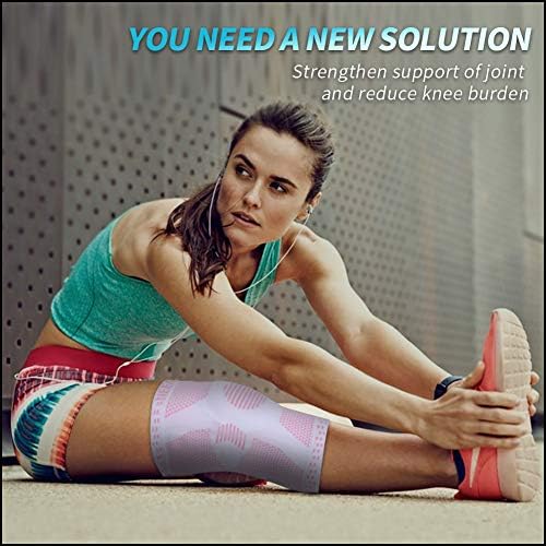 NEENCA Knee Brace for Women & Men, Medical Knee Support with Patella Pad & Side Stabilizers, Knee Compression Sleeve for Knee Pain, Meniscus Tear, ACL, Joint Pain, Runner, Workout - FSA/HSA Eligible