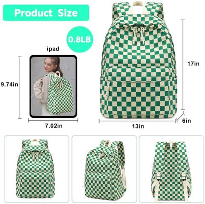 School Backpack for Teen Girls Bookbags Elementary High School Corduroy Laptop Bags Women Travel Daypacks