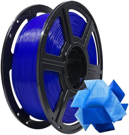 FLASHFORGE PLA Filament 1.75mm, 3D Printer Filament 1kg (2.2lbs) Spool, Dimensional Accuracy +/- 0.02mm, 3D Printing Filament Easy to Use and Fits for Most FDM 3D Printers (Blue)