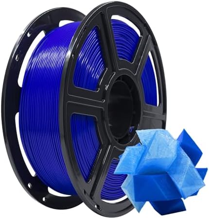 FLASHFORGE PLA Filament 1.75mm, 3D Printer Filament 1kg (2.2lbs) Spool, Dimensional Accuracy +/- 0.02mm, 3D Printing Filament Easy to Use and Fits for Most FDM 3D Printers (Blue)