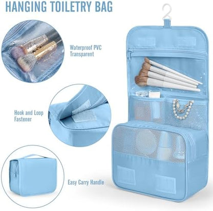 Veken 10 Set Packing Cubes for Travel Essential, Suitcase Organizer Bags in 4 Sizes, Carry-On Luggage Accessories with Large Laundry & Hanging Toiletry Bag, Must-Have for Airplane, Road Trip & Camping