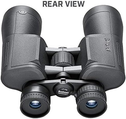Bushnell PowerView 2 Binoculars, High-Definition Binoculars with Multi-Coated Lenses, Durable Aluminum Alloy Chassis, Wide Field of View, Ideal for Wildlife Observation, Hiking and Sporting Events