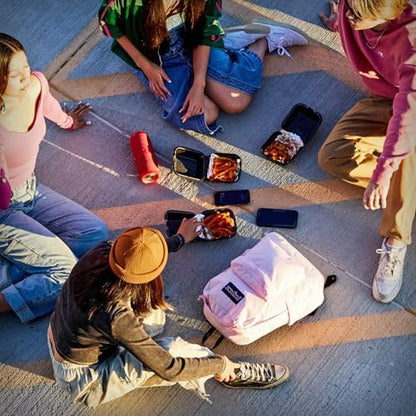 JanSport SuperBreak One Backpack - Durable, Lightweight Bookbag with 1 Main Compartment, Front Utility Pocket with Built-in Organizer - Premium Backpack, Faded Floral Fresh Mint