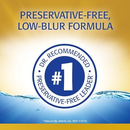Refresh Optive Mega-3 Lubricant Eye Drops, Preservative-Free, 30-0.01 Fl Oz Single-Use Containers + Relieva Lubricant Eye Drops, 0.33 Fl Oz, Packaging May Vary