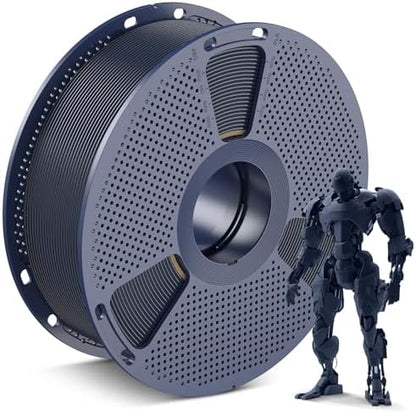 SUNLU PLA 3D Printer Filament PLA Filament 1.75mm, Neatly Wound 3D Printing Filament 1.75mm, Dimensional Accuracy +/- 0.02 mm, Fit Most FDM 3D Printers, 1kg Spool (2.2lbs), Midnight Black