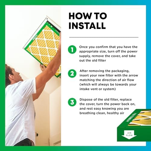 Filterbuy 20x25x5 Air Filter MERV 11 Allergen Defense (2-Pack), Pleated HVAC AC Furnace Air Filters for Honeywell FC100A1037, Lennox X6673, Carrier, & More (Actual Size: 19.88 x 24.75 x 4.38 Inches)