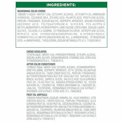 Garnier Hair Color Nutrisse Nourishing Creme, 63 Light Golden Brown (Brown Sugar) Permanent Hair Dye, 2 Count (Packaging May Vary)