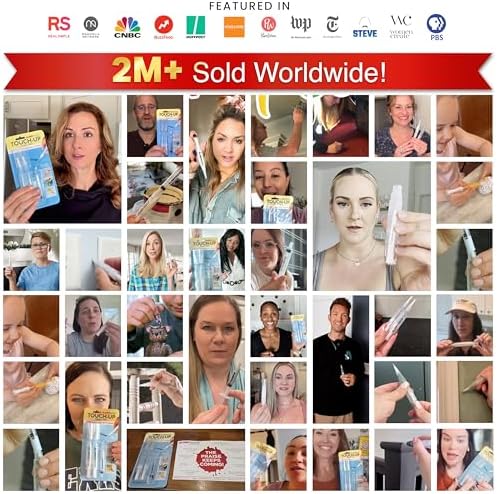 Slobproof Refillable Touch-Up Paint Pen, Mess-Free, Reusable Wall Paint Repair Tool, Precise Application, DIY Home Improvement, Furniture, Arts and Crafts, Patented Design, Easy Storage, Pack of 5