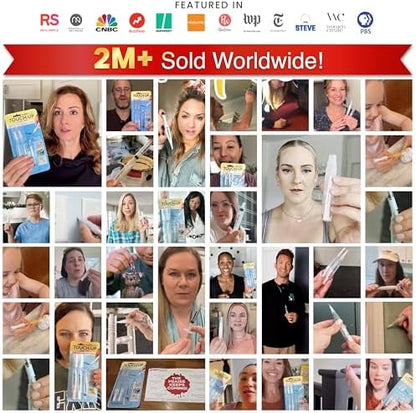 Slobproof Refillable Touch-Up Paint Pen, Mess-Free, Reusable Wall Paint Repair Tool, Precise Application, DIY Home Improvement, Furniture, Arts and Crafts, Patented Design, Easy Storage, Pack of 5