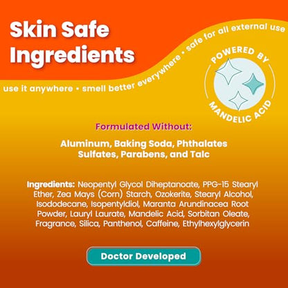 Lume Whole Body Deodorant - Smooth Solid Stick - 72 Hour Odor Control - Aluminum Free, Baking Soda Free and Skin Safe - 2.6 Ounce (Pack of 2) (Toasted Coconut)