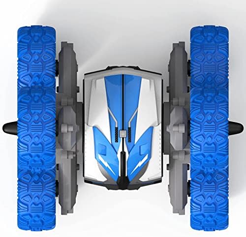 Threeking Waterproof RC Stunt Car Remote Control Cars Double-Sided Driving 360 Degree Flips Rotating Indoor Outdoor Toys Gifts Presents for 6 7 8 9 10 11 12 Year Old Kids Boys Girls