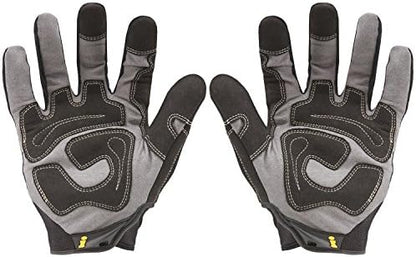 Ironclad General Utility Work Gloves GUG, All-Purpose, Performance Fit, Durable, Machine Washable (1 Pair) Black