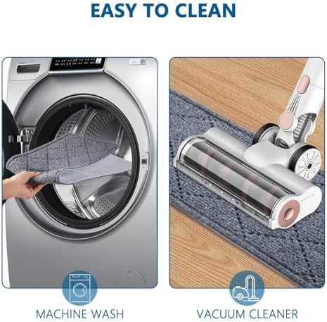 Stair Treads for Wooden Steps Indoor, 15 Pack 8" X 30" Non Slip Carpet Stair Treads with Reusable Adhesive for Kids Elders and Dogs, Surface Polyester TPR Backing Stair Runner Rugs, Dark Grey