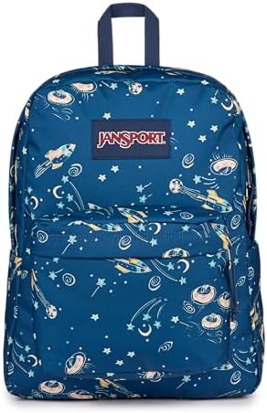 JanSport SuperBreak One Backpack - Durable, Lightweight Bag with 1 Main Compartment, Front Utility Pocket with Built-in Organizer, Premium Backpack, Vortex Voyage