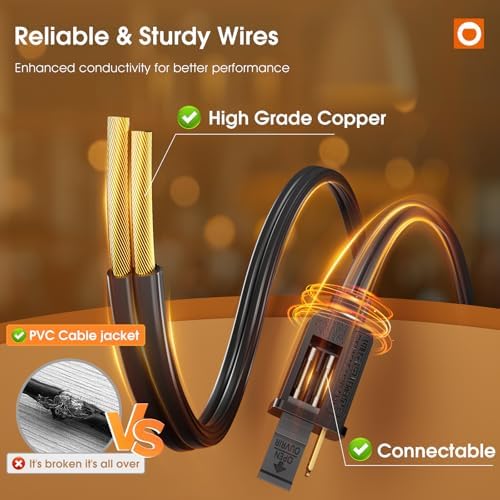 addlon 50FT LED Outdoor String Lights with Edison Shatterproof Bulbs, Weatherproof Strand, Commercial Grade Patio Lights, Decorative for Garden or Patio, Black