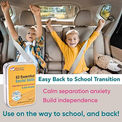 Mind Brain Emotion 52 Essential Social Skills Lessons & Teaching Tool Kit - Social Emotional Learning Activities for Parents, Teachers, School Counselor (Kindergarten, Elementary Kids)