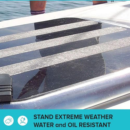 LifeGrip Anti Slip Transparent Anti Slip Tape, 2 inch by 38 feet, Non-Slip Traction Grip Tape to Tubs, Boats, Stairs, Clear, Soft, Comfortable for Bare feet (2" X 38')