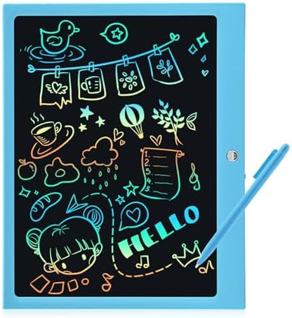 EooCoo Toys for Ages 4-8, Drawing Board, 15 Inch LCD Writing Tablet, Electronic Drawing Tablet, Boy Birthday Gift, Kids Toys, Drawing Pad Learning Games, Kids Travel Essential