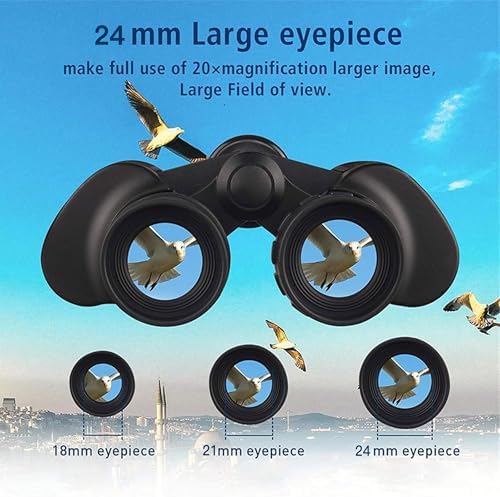 20x50 Binoculars for Adults,Compact Binocular High Power Easy Focus with Low Light Vision,Waterproof Binoculars for Bird Watching,Performances,Hunting,Sports Games,Travel with Carrying Bag