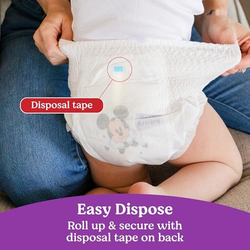 Huggies Size 6 Baby Diapers, Little Movers HuggFit 360° Baby Diapers with 360° Waistband, Size 6 (35+ lbs), 104 Count (2 Packs of 52), Packaging May Vary